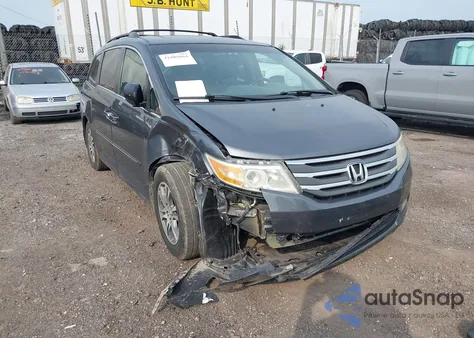 2012 Honda Odyssey Ex-L from USA, damaged, VIN 5FNRL5H68CB118341